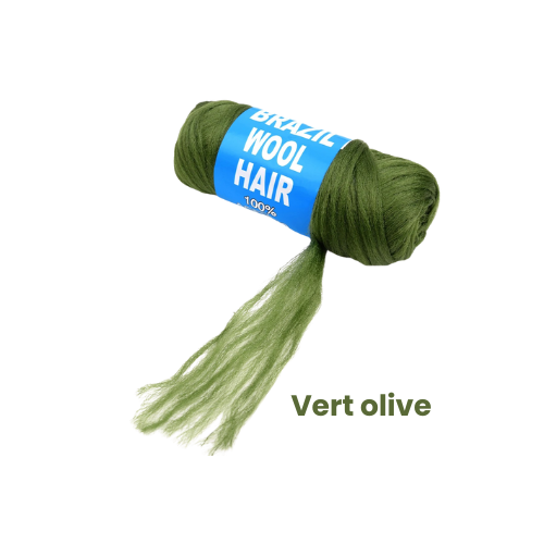 Cheveux en laine brésilienne synthétique 70g/pc