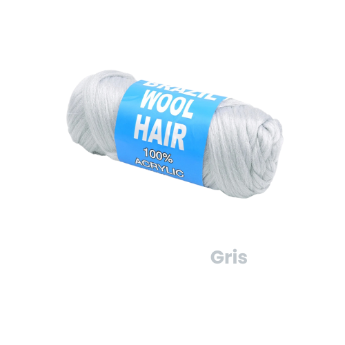 Cheveux en laine brésilienne synthétique 70g/pc