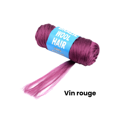 Cheveux en laine brésilienne synthétique 70g/pc