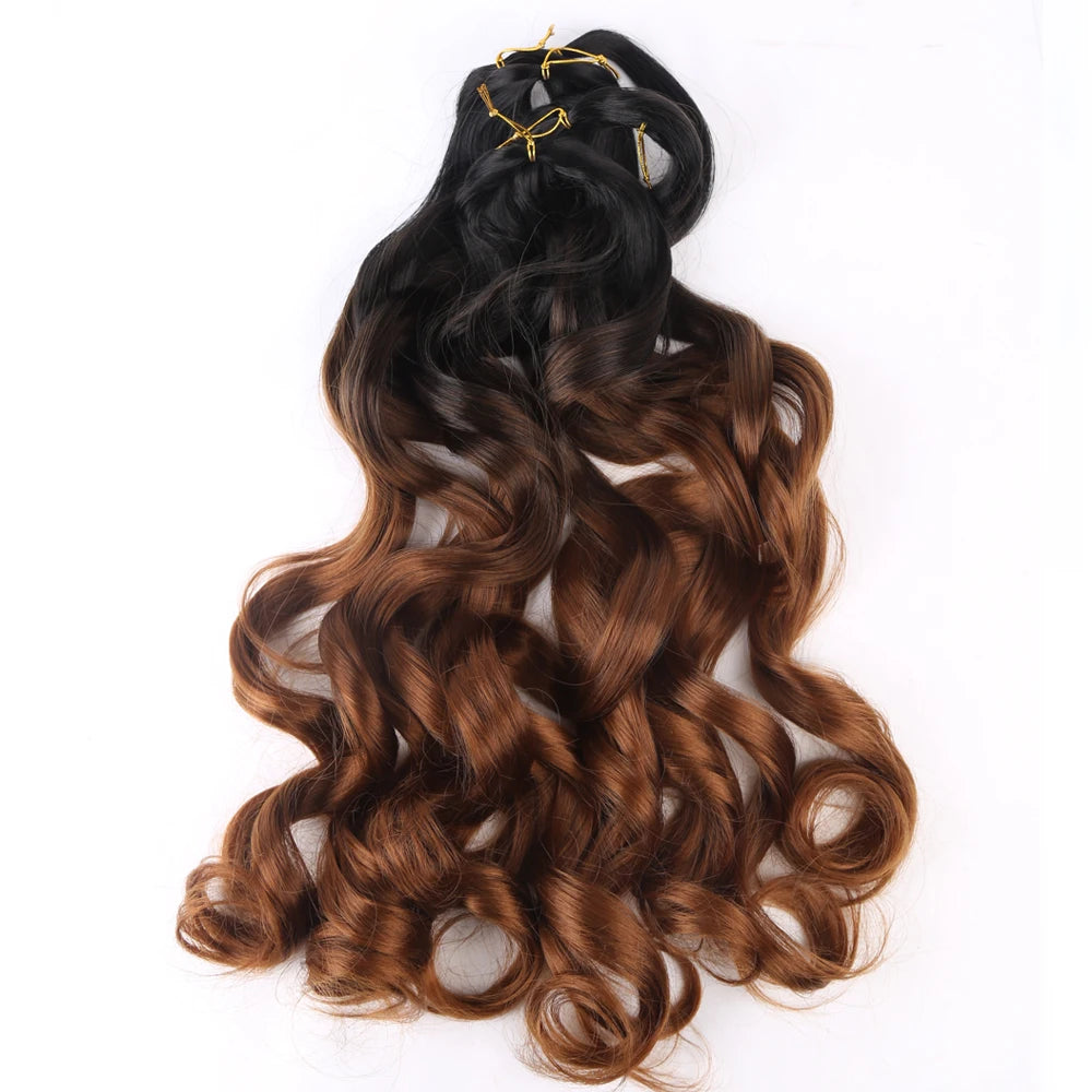 Extensions de cheveux bouclés Loose Wave pré-étirées