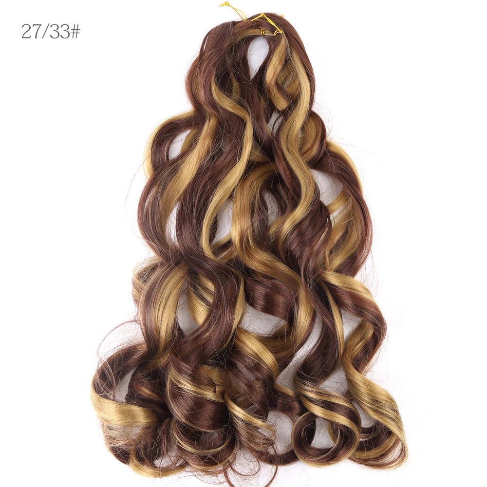 Extensions de cheveux bouclés Loose Wave pré-étirées